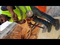 132KV Damaged Cable Repair Procedures Straight Joint تصليح كابل جهد عالى