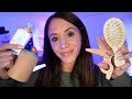 ASMR / Wooden Skincare & Salon 🪵 (layered sounds, haircutting, skincare)