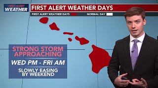 FIRST ALERT WEATHER: Alerts issued for flash flooding, high winds from approaching storm system