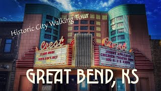 Great Bend, KS  | A 4K City Walking Tour