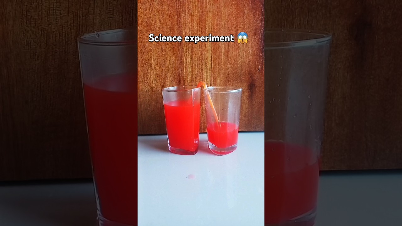 Science Experiment With Straw ёяш ёяфе Science Project Science Model