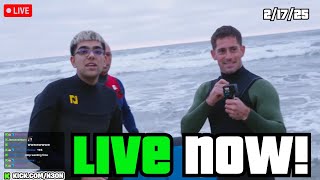 N3on x Santa Cruz (GYM JOURNEY) | N3ONS LIVE 🔴 KICK STREAM [2/17/25]