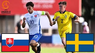 SLOVENSKO VS ŠVÉDSKO MAJSTROVSTVÁ EURÓPY VO FUTBALE U17 2024