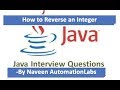 How to Reverse an Integer - Java Interview Question -3