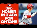 SHOHEI OHTANI DOES IT AGAIN!!! His THIRD straight at-bat with a HOME RUN!! 大谷翔平ハイライト