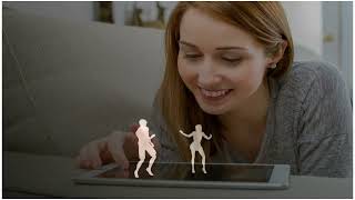 3D mobile male female dancing video clips