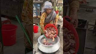 Hardworking Old Woman Making Spicy Duck Curry Recipe - Bangladeshi Street Food #shorts