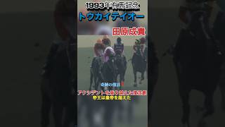 1993年有馬記念トウカイテイオー🐎 田原成貴#競馬 #有馬記念 #トウカイテイオー #田原成貴 #ラストラン #shorts #horse #ダイジェスト版