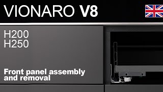 GRASS Vionaro V8 Front panel assembly and removal H200 H250