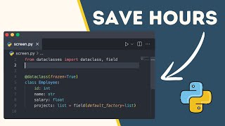 Python Data Classes: Simplify Your Code and Save HOURS
