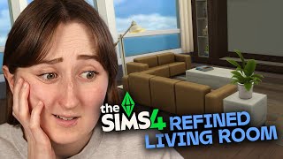 renovating the *worst* sims apartment with the refined living room kit!