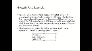 Service Flow Rate and Service Volumes