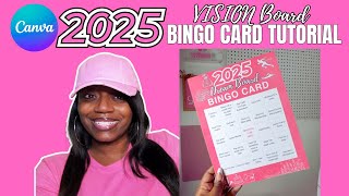 Create Your 2025 Vision Board with THIS Canva Bingo Card | EASY