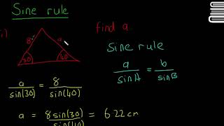 Leaving Cert Maths - Trigonometry 5 - Sine Rule Examples