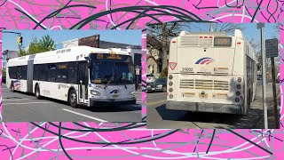 NJ Transit 159 FORT LEE LINWOOD PARK VIA FAIRVIEW BUS GARAGE (NFI XD60 #24002)