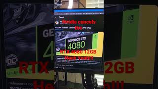 NVIDIA cancels the RTX 4080 12GB GPU
