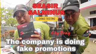 Review: ￼Seasir salminus Baitcasting reel drag test / Penn squadron spinning reel unboxing🎣￼