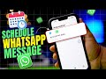 How to Schedule WhatsApp Message on iPhone | Send WhatsApp Message Later on iPhone