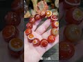 紅瑪瑙 天珠 天然 雙 天眼 大咪數 手珠約18mm~天然水晶欣賞~ 超正氣陽剛水晶 ~89a004