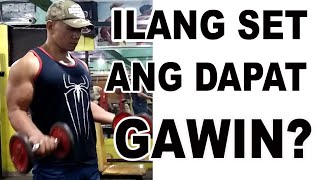 ILANG SET ANG DAPAT GAWIN?