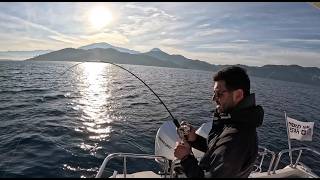 Kış ortasında tek başıma denizde yaşamak! Mükemmel balıklar yakaladım. #fethiye