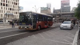 【3DFHD】京王バス東・NHK D40254 スタジオP直通(NISSAN SPACERUNNER RM) 渋谷駅