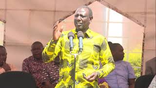 WEWE UHURU USINIUZIE UOGA!USIUZIE WAKENYA UOGA PIA!WAOGA WALIISHA!!RUTO LECTURING PRESIDENT UHURU!