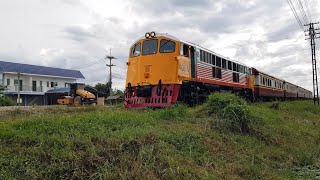 GEK 4050 คันสุดท้ายของรุ่น สีแจ่มๆ ทำขบวน 258 ordinary train 258