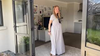 Breastmates Demo to  Show you this Maxi Dress for Maternity and then Breastfeeding Mums