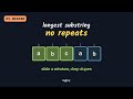 Longest Substring Without Repeating Characters — LeetCode #3 (Medium) — Python | Logixy