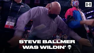 Steve Ballmer Had A Wild Celebration To This Nicholas Batum Three-Pointer