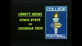 1972 Liberty Bowl 1st Half Georgia Tech vs Iowa State; ABC; College Football