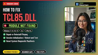 Fix tcl85.dll Script Error!