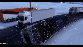 ETS2でゆっくり長距離配送290 クリスマスイベント配送11