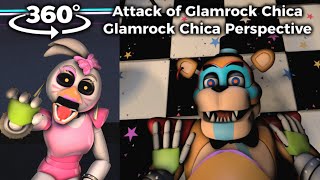 360°| Attack of Glamrock Chica - Glamrock Chica Perspective (FNAF: SB)