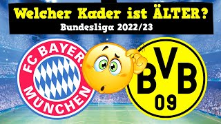 Welcher Bundesliga Kader ist älter? BVB, Bayern, Schalke 04 ⚽️ Fußball Quiz
