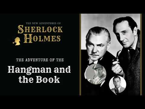 Sherlock Holmes Radio: The Hanged Man and the book Basil Rathbone, Nigel Bruce, Conway, Stanley