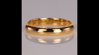 ESTATE -18K Yellow Gold Band