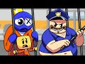 BLUE ESCAPE BARRY'S PRISON - Rainbow Friends Animation