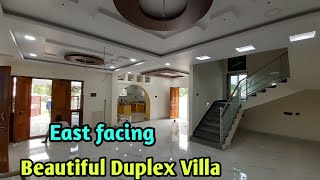 New East facing Duplex Villa for sale in Hyderabad | Duplex House for sale | House tour | villa tour