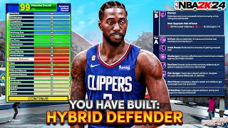 This "HYBRID DEFENDER" BUILD is a MENACE in NBA 2K24! BEST LOCKDOWN BUILD w/ CONTACT DUNKS