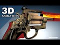 3D Animation: How a Revolver works (Smith & Wesson)