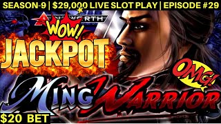 High Limit MING WARRIOR Slot ✦Big Handpay Jackpot✦ | Season 9 | Episode #29