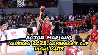 Aljon Mariano Ginebra 2023 PBA Governor's Cup Highlights