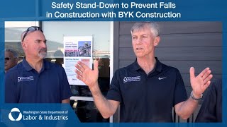 Safety Stand-Down to Prevent Falls in Construction with BYK Construction