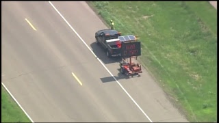 LIVE AERIALS:  A look at the mudslide that has closed Highway 13 in both directions in Lilydale