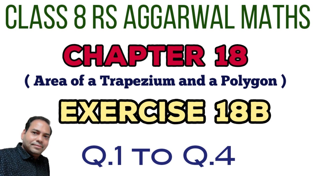 Exercise 18B Q.1 To Q.4 Class 8 RS Aggarwal Maths - YouTube