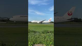 日本航空 JAL B787-8着陸