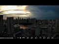 4K 東京 - ライブカメラ Kachidoki sunset view Tokyo Live camera - Night