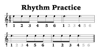 Rhythm Practice | Compound Meter 6/8 9/8